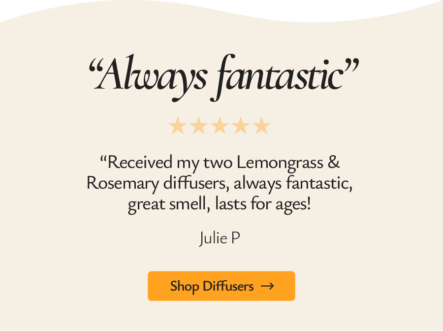 Customers are loving our Lemongrass diffusers! See why and get 2 FREE for yourself.