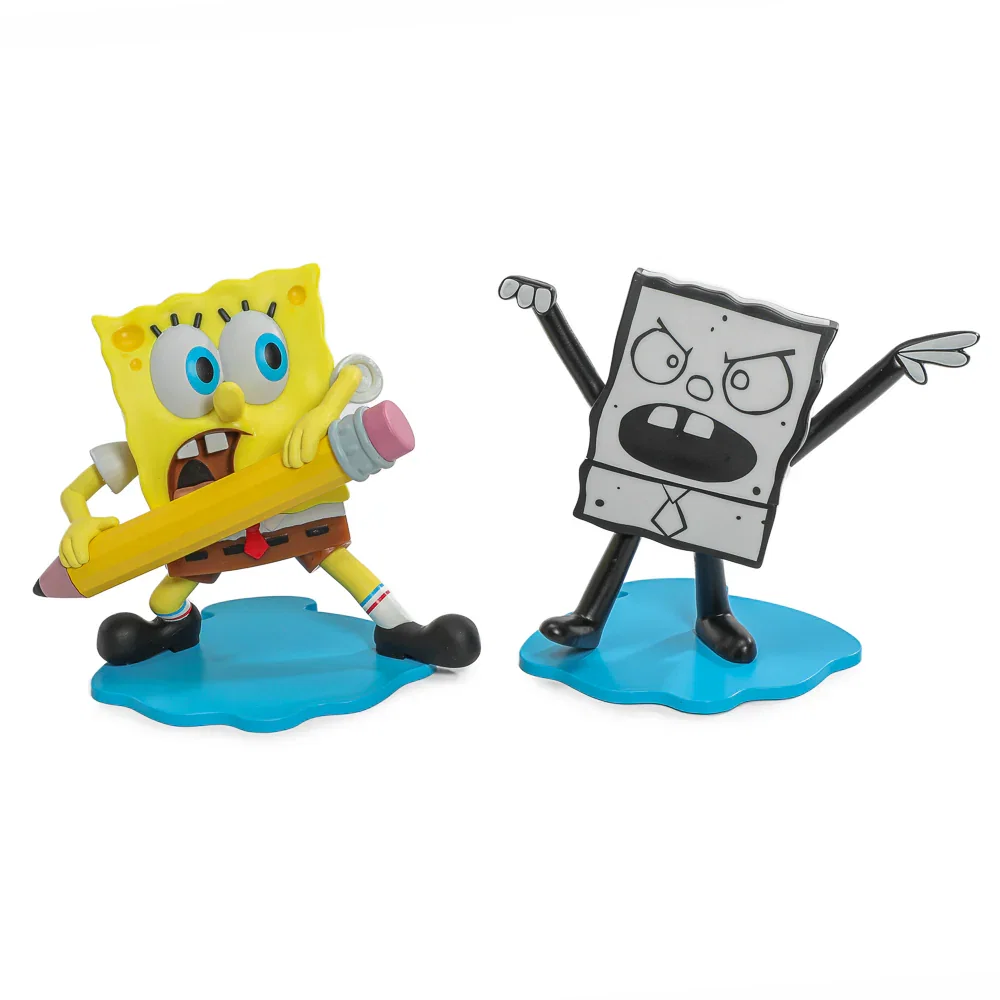 Image of SpongeBob SquarePants - SpongeBob & DoodleBob Vinyl Mini Figure 2-Pack