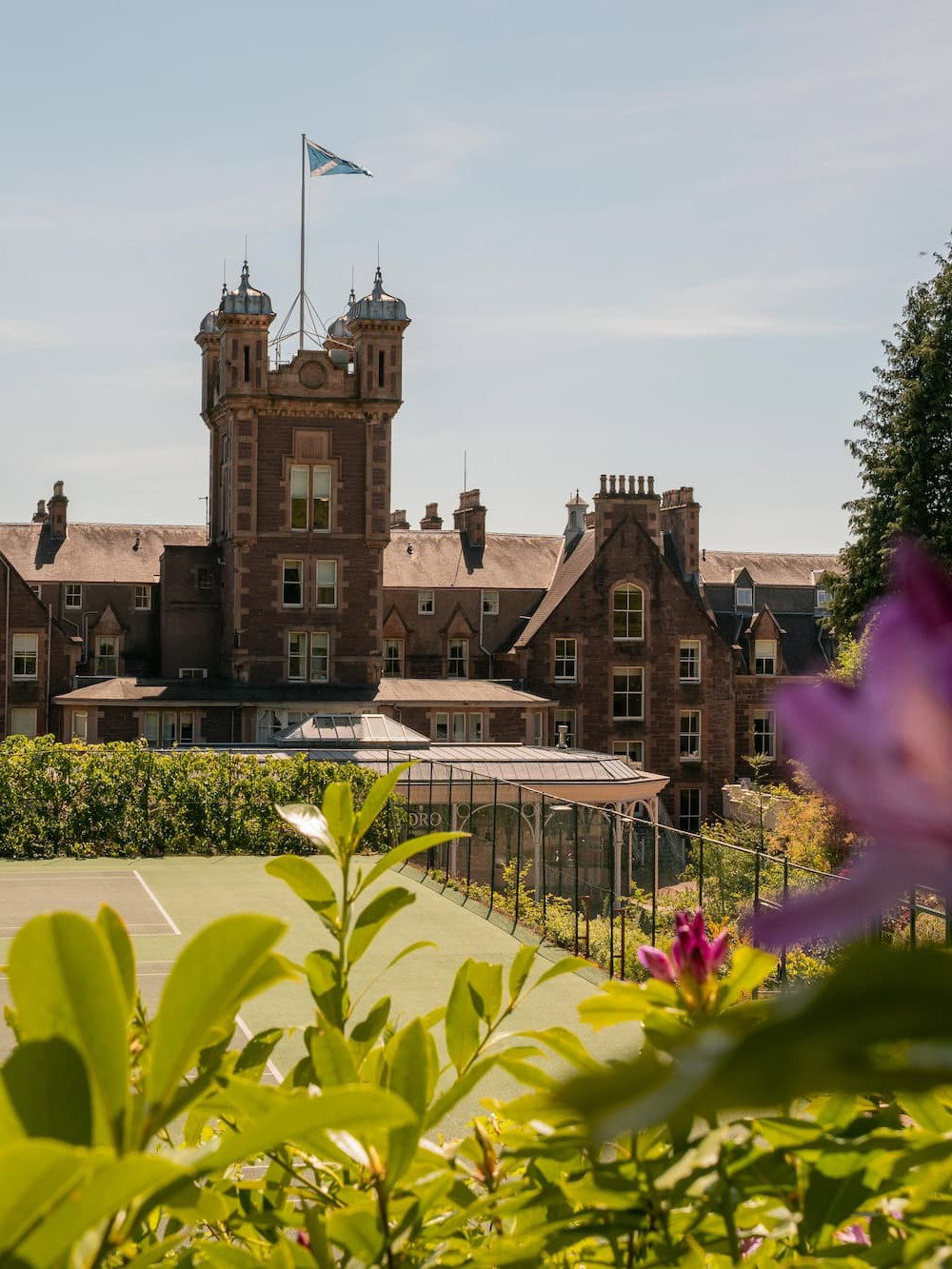 Crieff Hydro Hotel in the sun