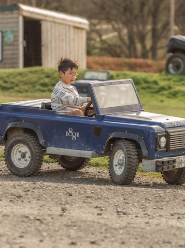 Mini off-roaders at Crieff Hydro