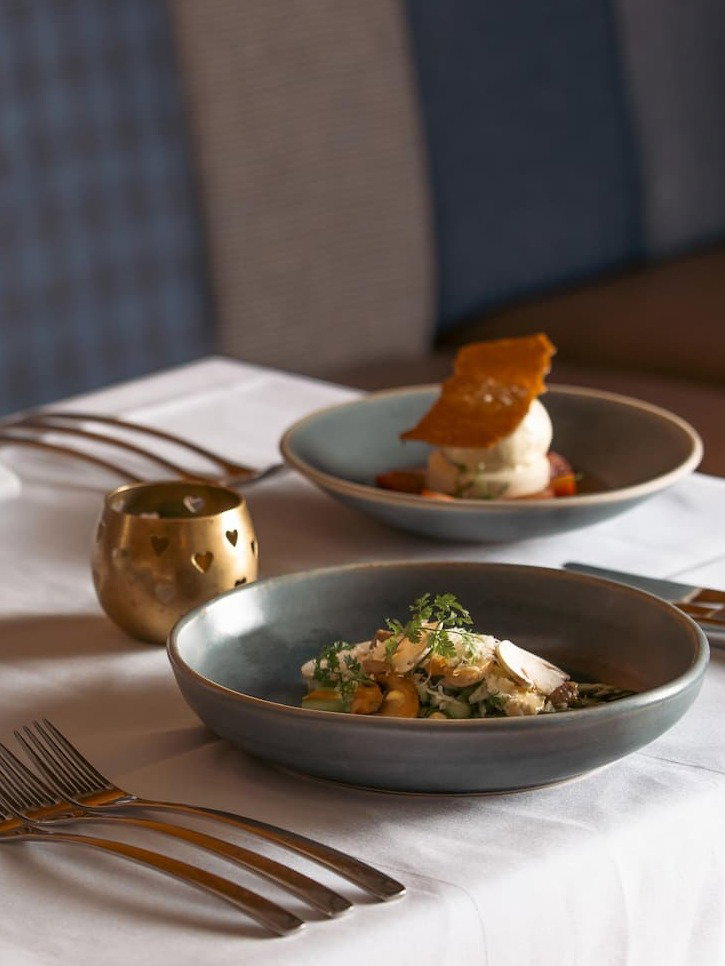 Dishes from TRYST at The Park Hotel