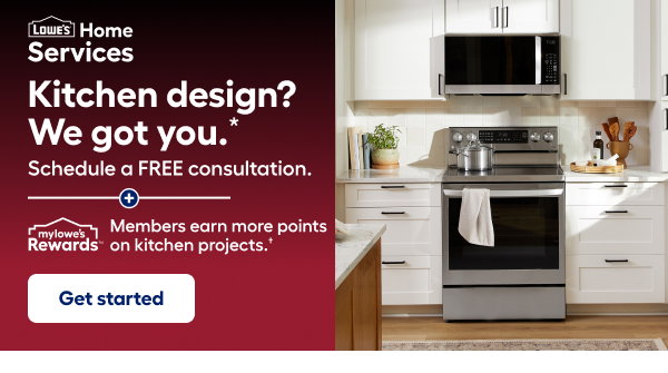 Lowe's Home Services. Kitchen design? We got you. Get started