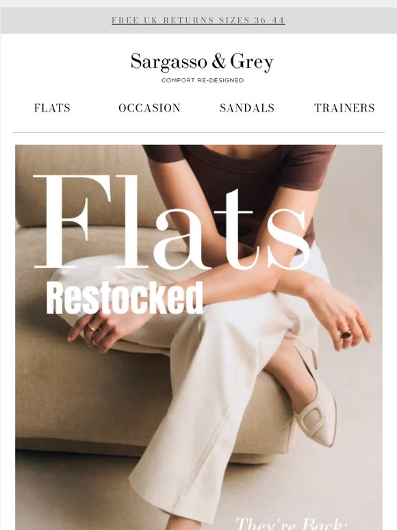 They're Back: Our Best-Selling Flats