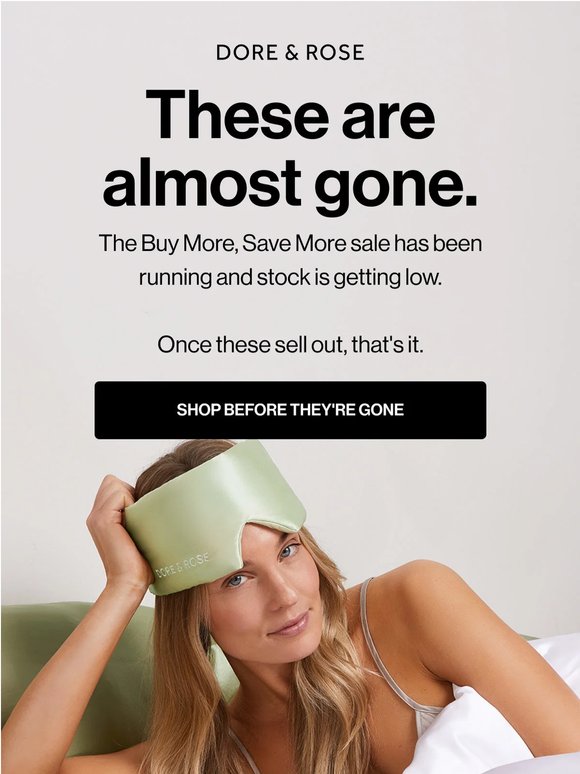 These items are almost sold out