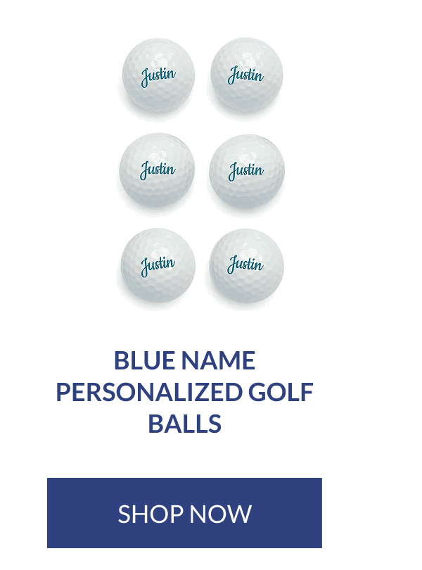 Blue Name Personalized Golf Balls [Click here to Shop Now]