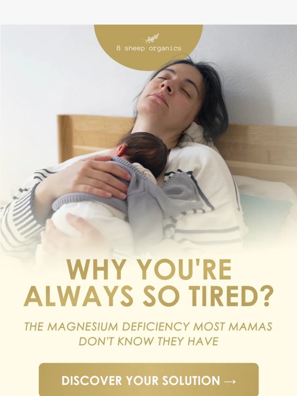 Why you're always tired (hint: it's not just being a mom)