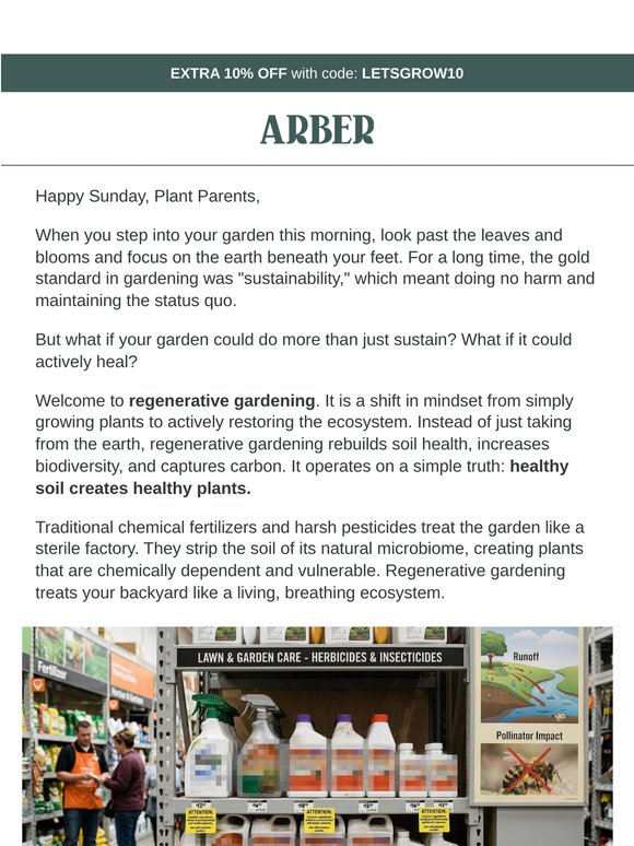 A Sunday morning read for your garden's future ☕