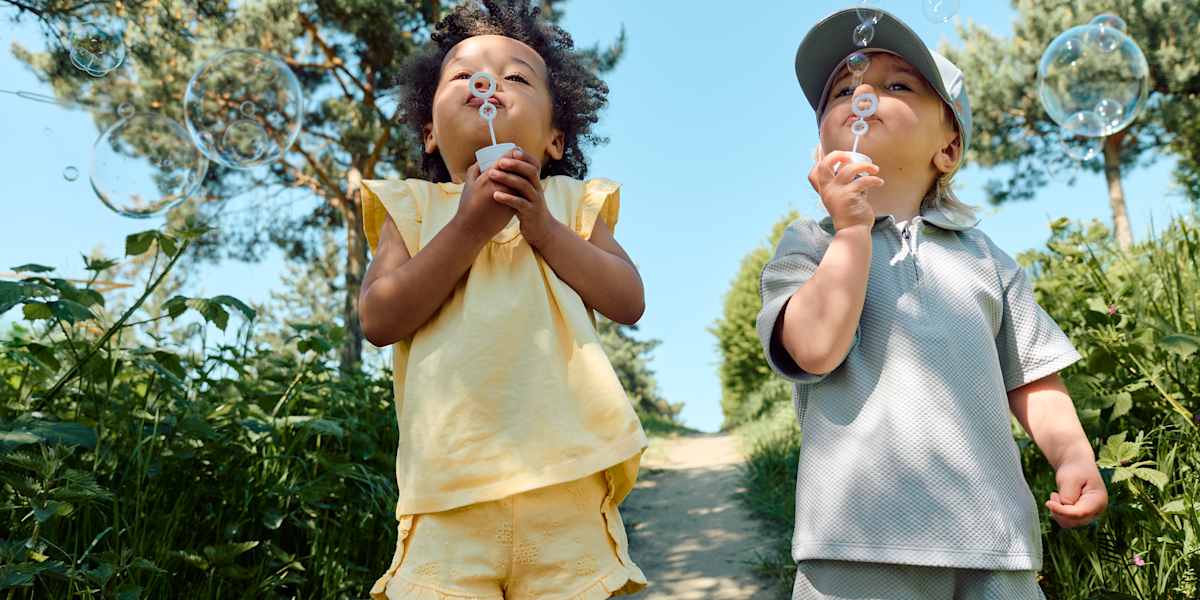 Zwei Kindermodels