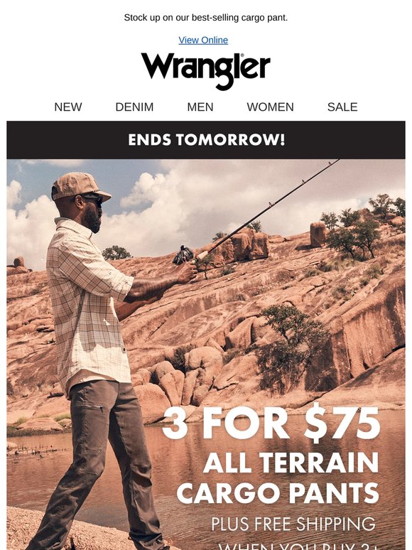 3 for $75 + free shipping ends tomorrow