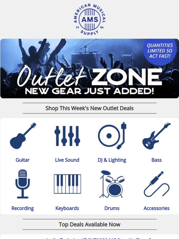 USED GEAR DEALS 👉 Just for You, Hundreds of Outlet Zone New Arrivals!