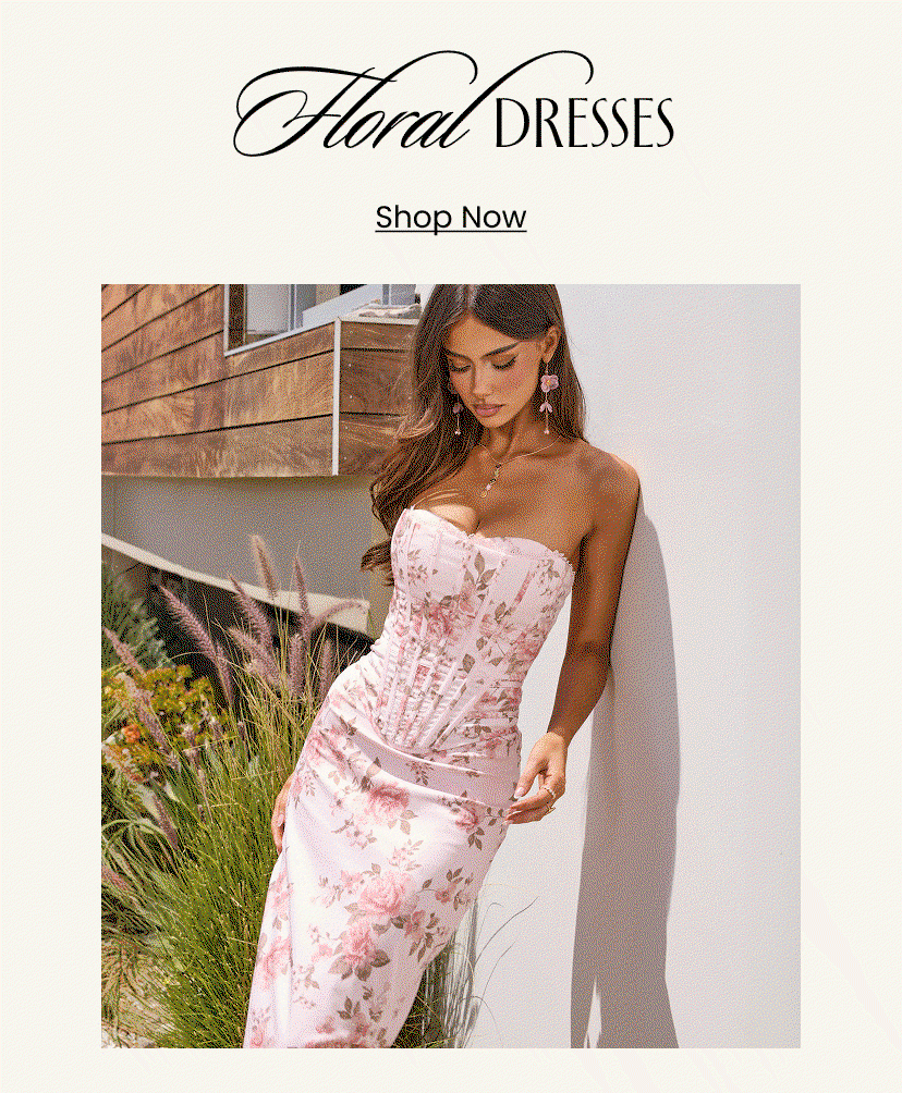 Floral Dresses. Shop Now