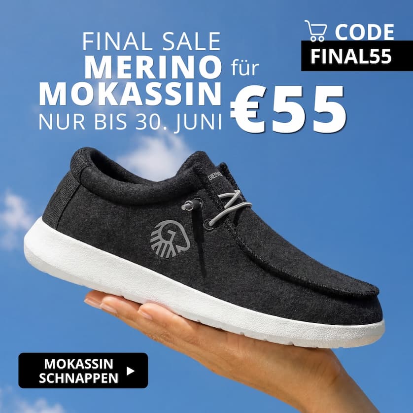 FINAL SALE: Merino Mokassin