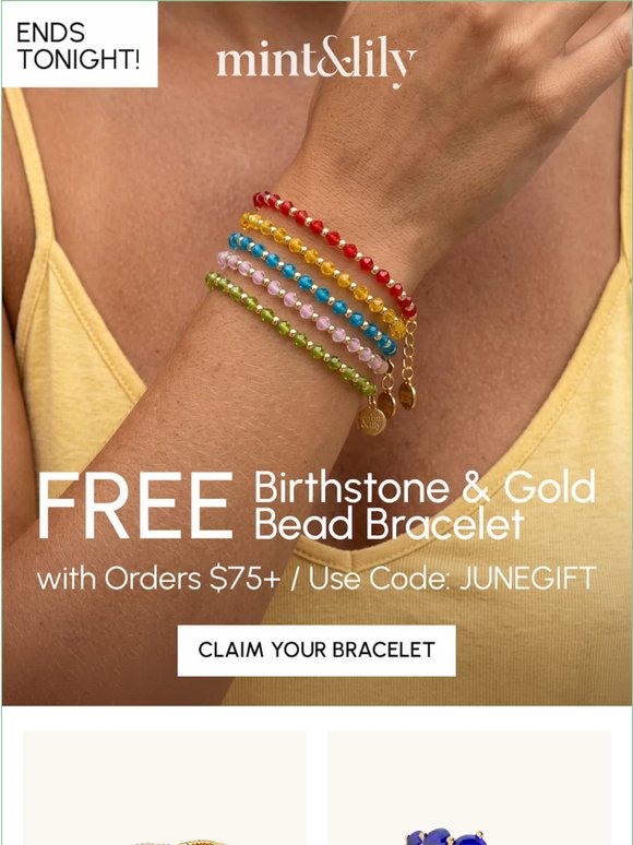 Your free bracelet is slipping away ⏰