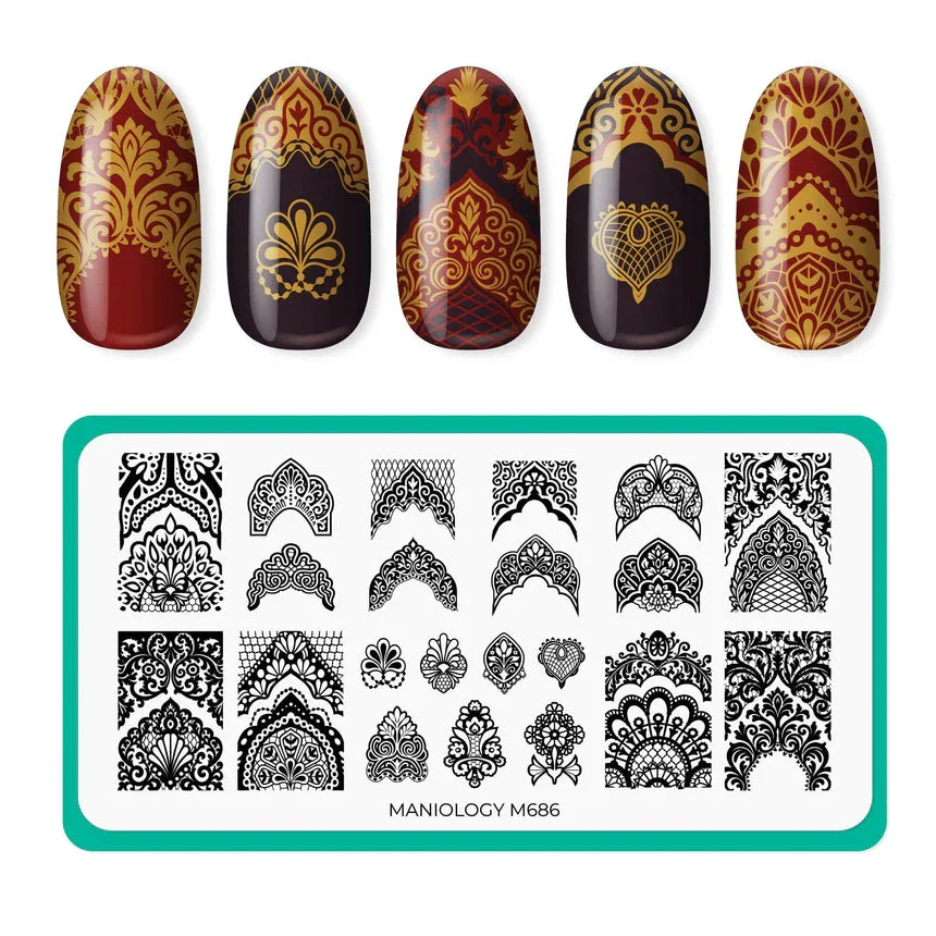 Image of Maniology - Stamping Plate - Fit for a Queen  (M686)