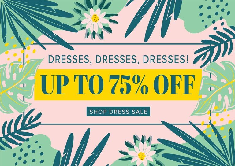 Dresses - up to 75% off!