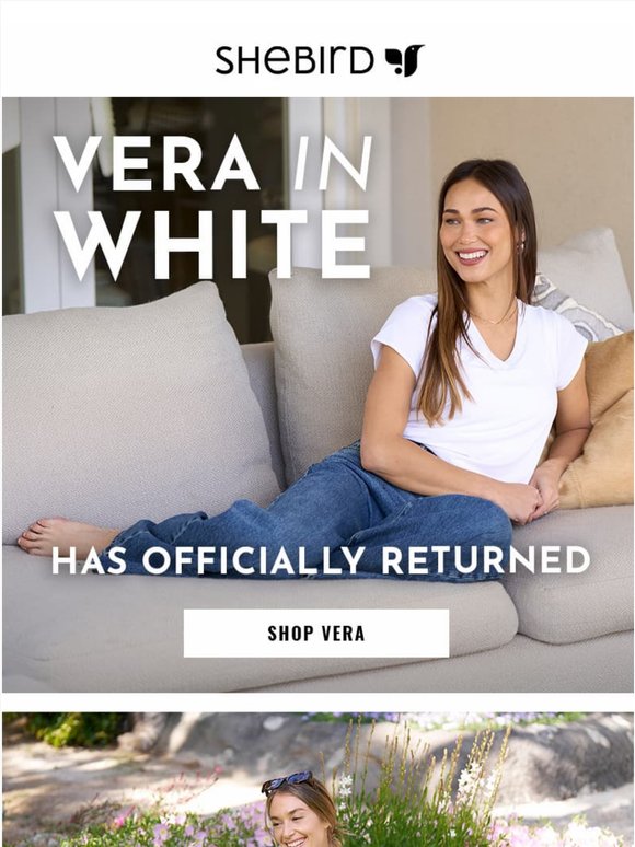Psst…Vera Is Back in White!