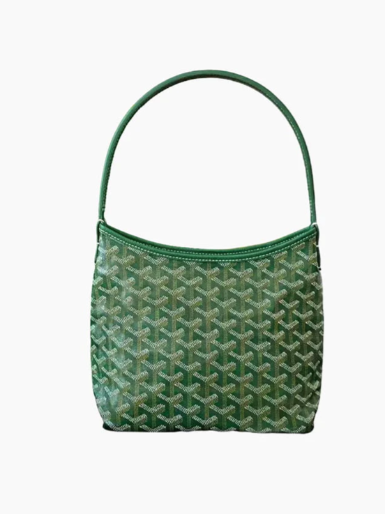 Everyday City Chic Mini Hobo Zipper Tote - Green / One Size