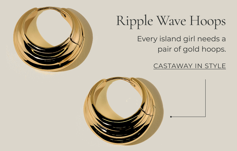 Ripple Wave Hoops