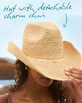 Raffia Cowboy Hat (Natural)