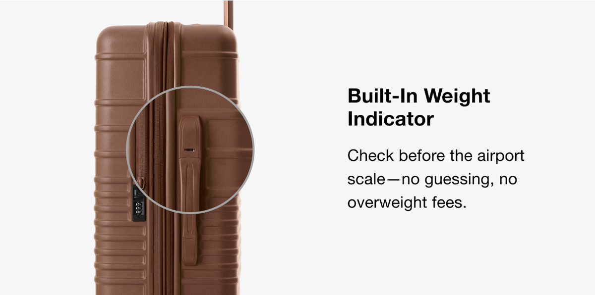 Built-In Weight Indicator