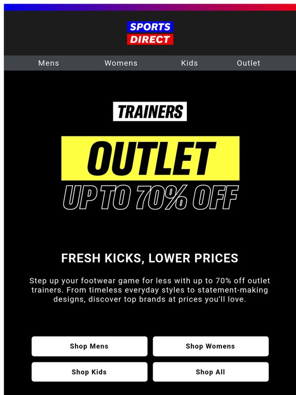 Trainers Outlet | Up to 70% off