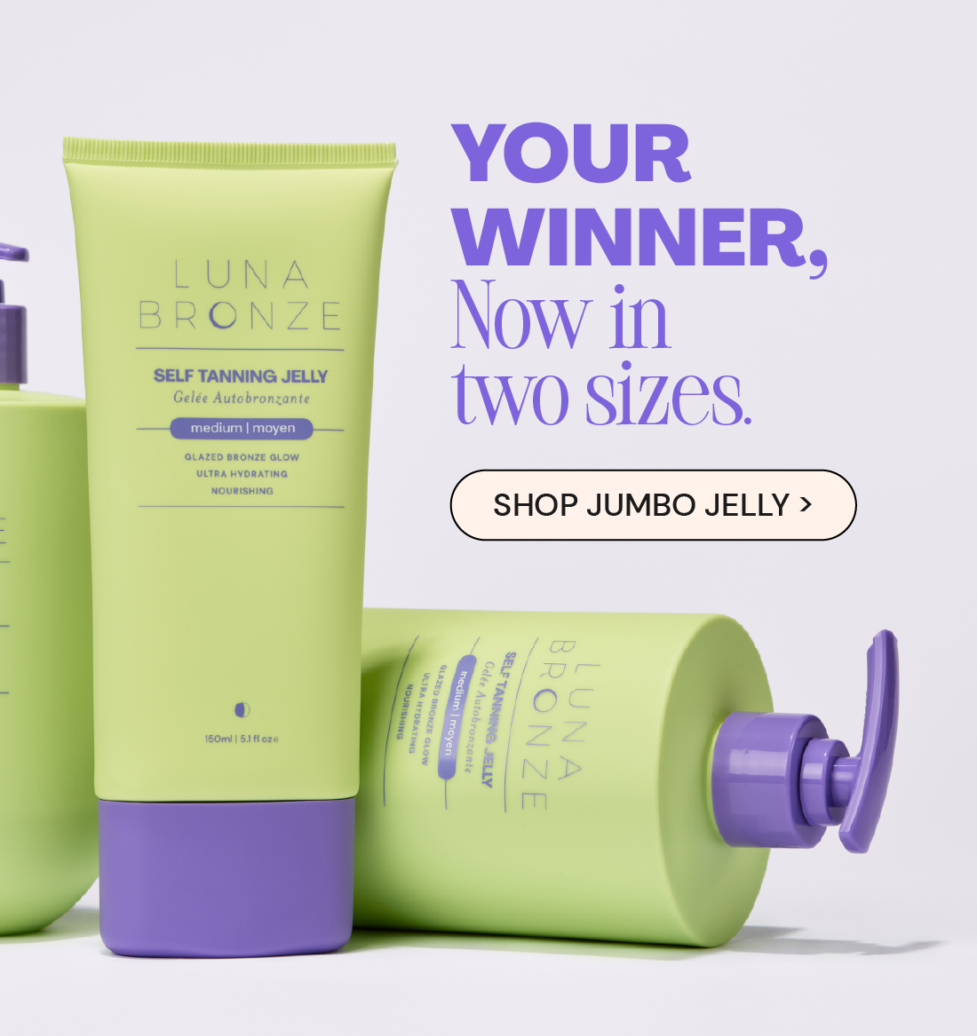 Your winner, now in 2 sizes - SHOP THE JUMBO