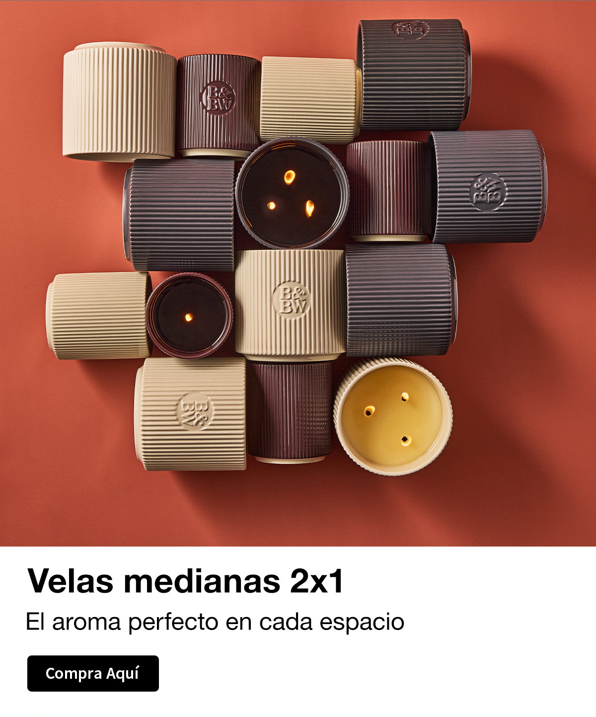 Velas Medianas 2x1