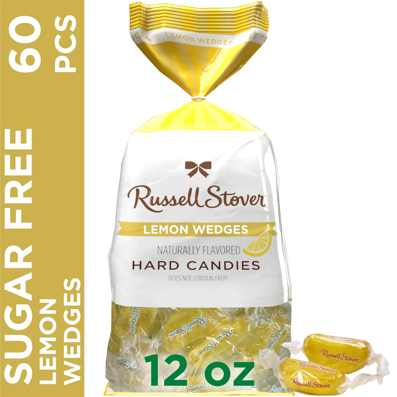 Sugar Free Lemon Hard Candy, 12 Oz. Bag