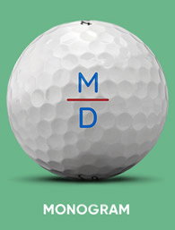 Monogrammed Golf Balls