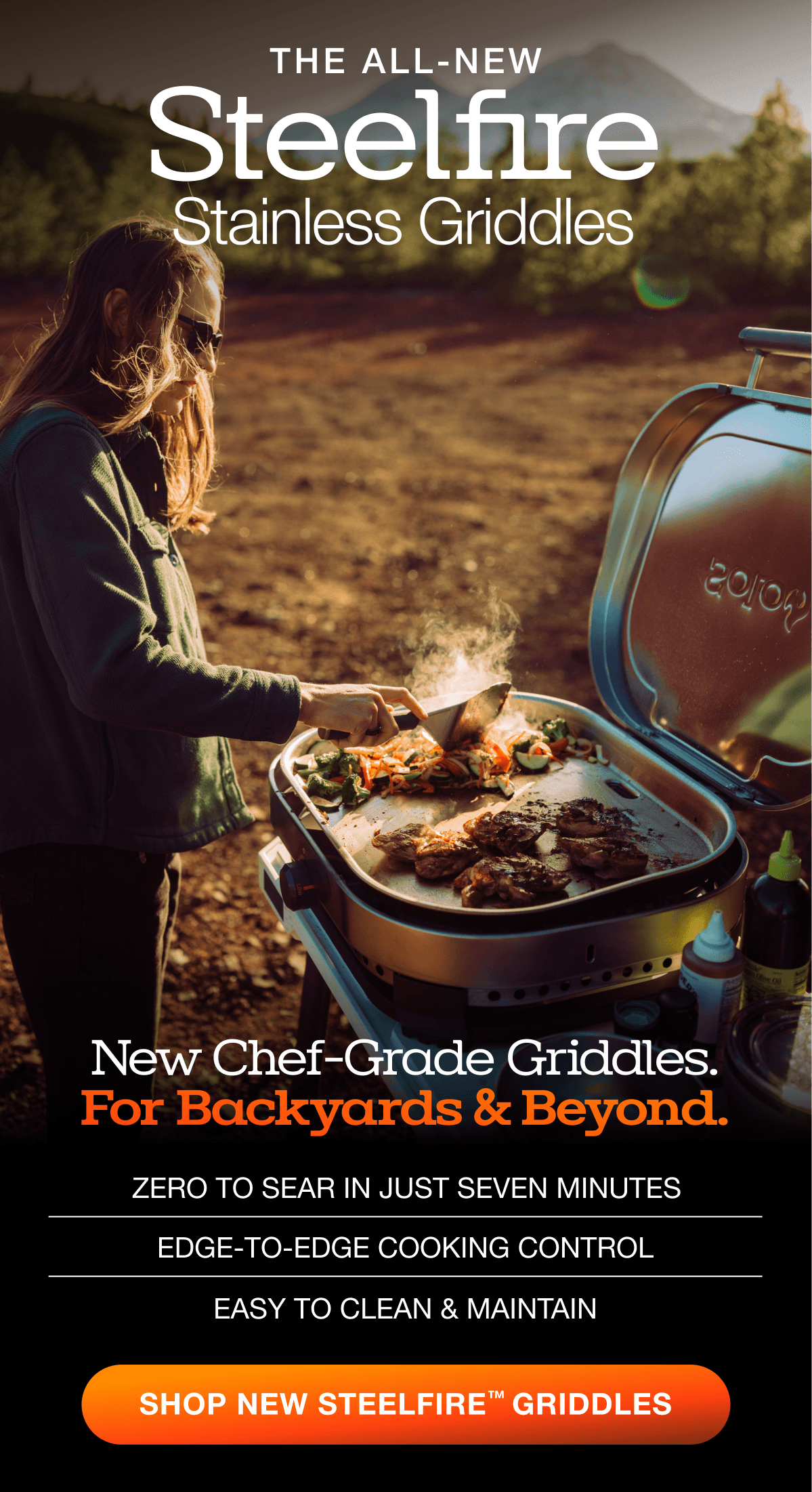 All-New Solo Steelfire™ Stainless Griddles