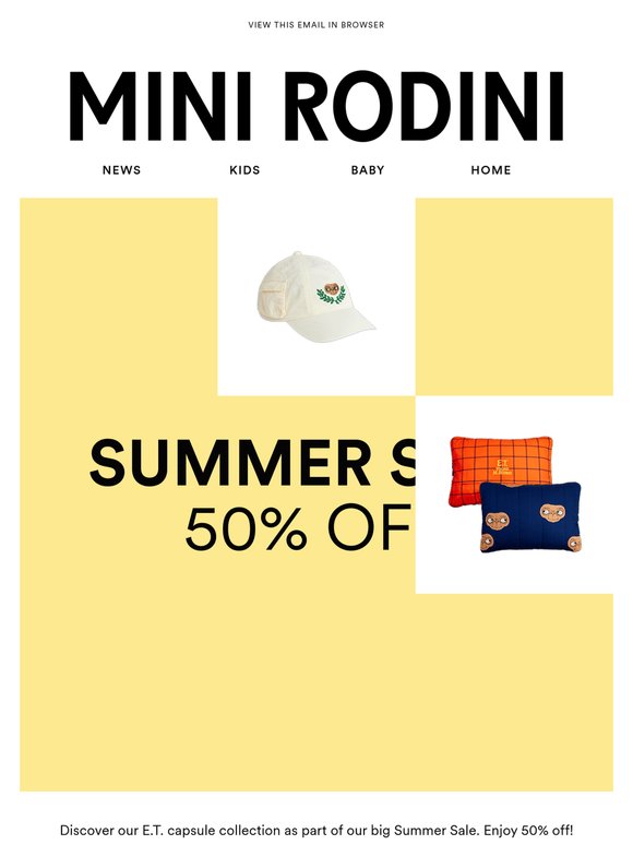 E.T. on Sale - 50% Off