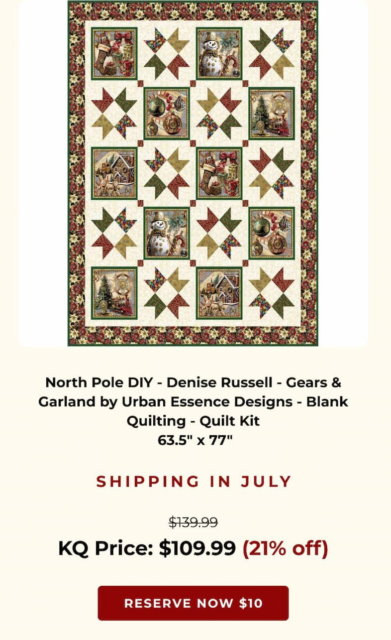 North Pole Diy Quilt Kit
