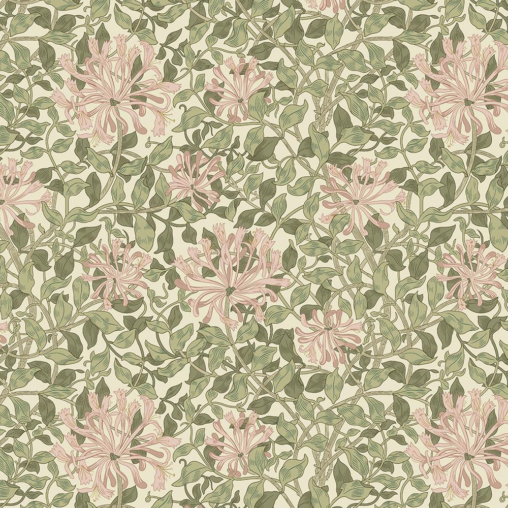 Image of FreeSpirit - The Original Morris & Co. - Honeysuckle - Green - Yardage