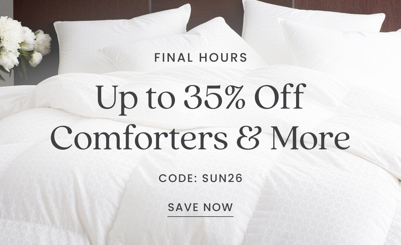 Up to 35% Off Comforters & More