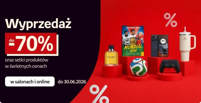 Wyprzedaż do -70% oraz setki produktów w świetnych cenach | do 30.06.2026 w salonach i online