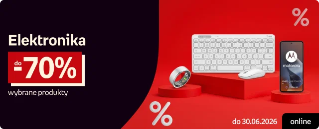 Elektronika do -70% wybrane produkty | do 30.06.2026 online