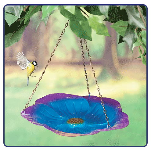  Hanging Flower Bird Bath by Fox River™ Creations