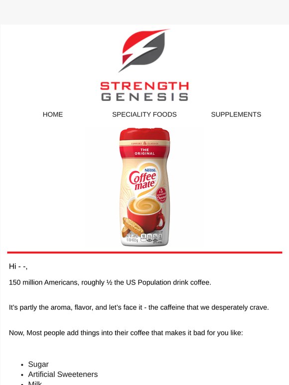 #1 Coffee Creamer in America