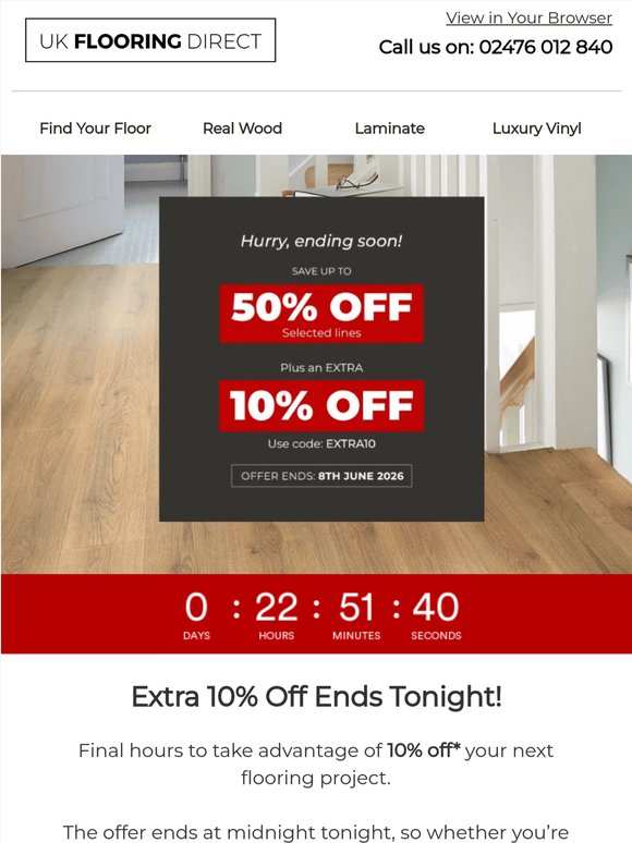 Grab 10% Off Before Midnight! ⏰
