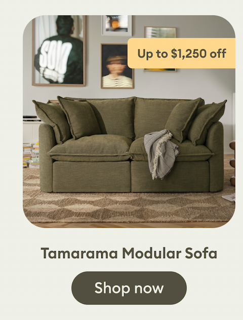 Tamarama Modular Sofa on sale — up to $1,250 off.