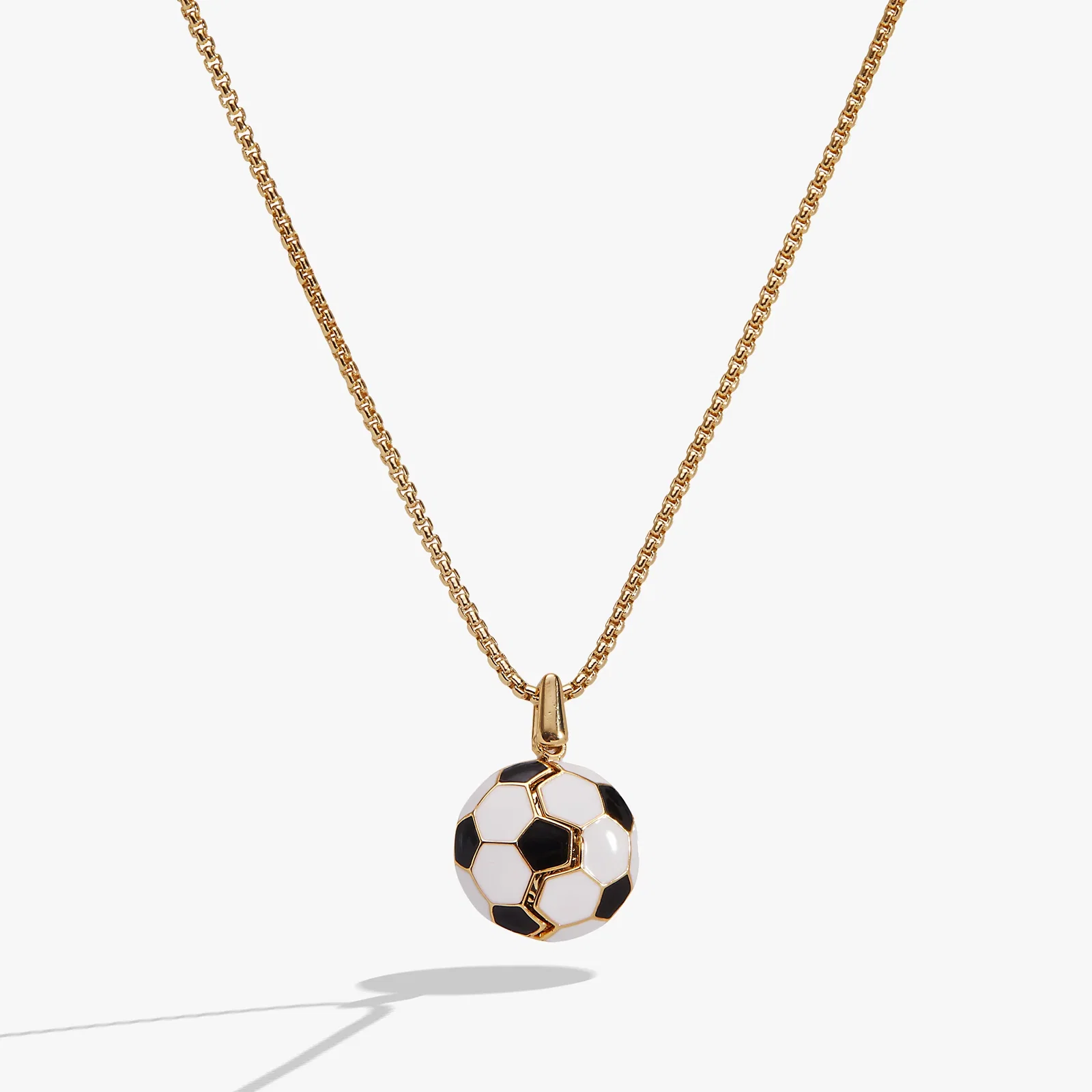Image of Soccer Ball "Control The Ball, Command The Game" Locket Necklace