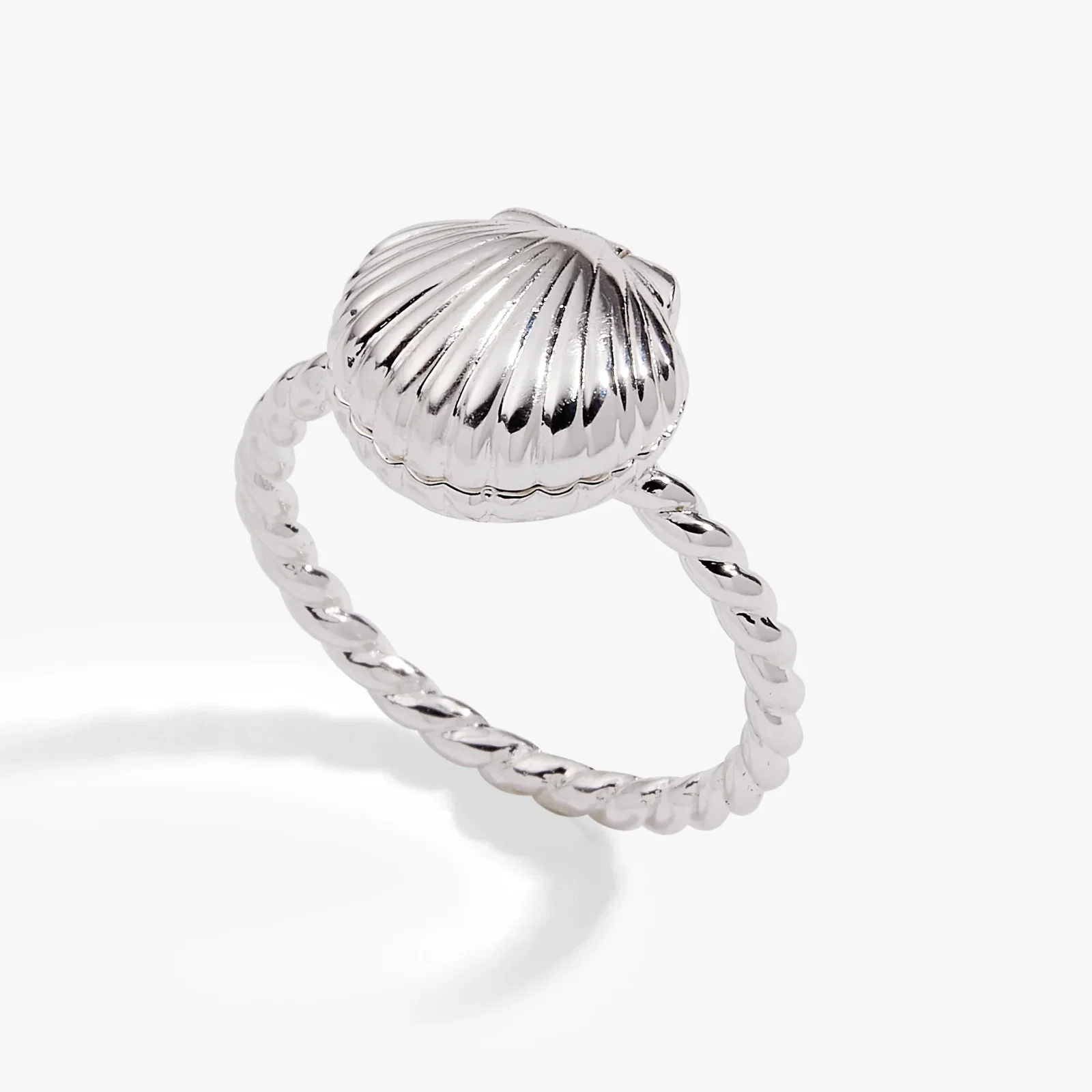 Image of Salt + Sea 'Seashells Are Love Letters In The Sand' Locket Ring