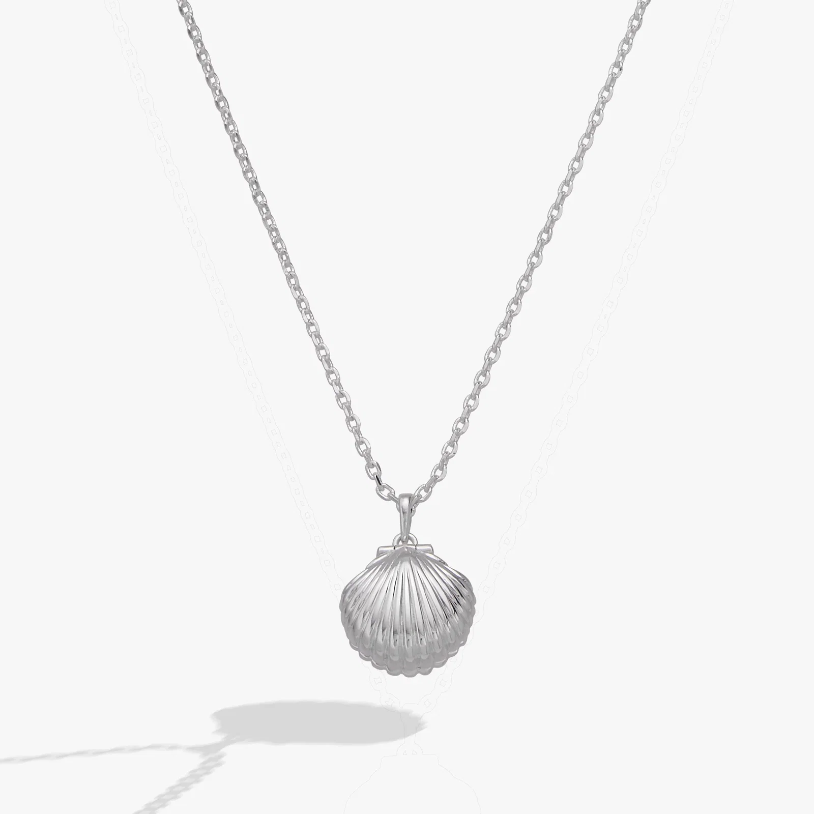 Image of Salt + Sea 'Seashells Are Love Letters In The Sand' Seashell Locket Pendant