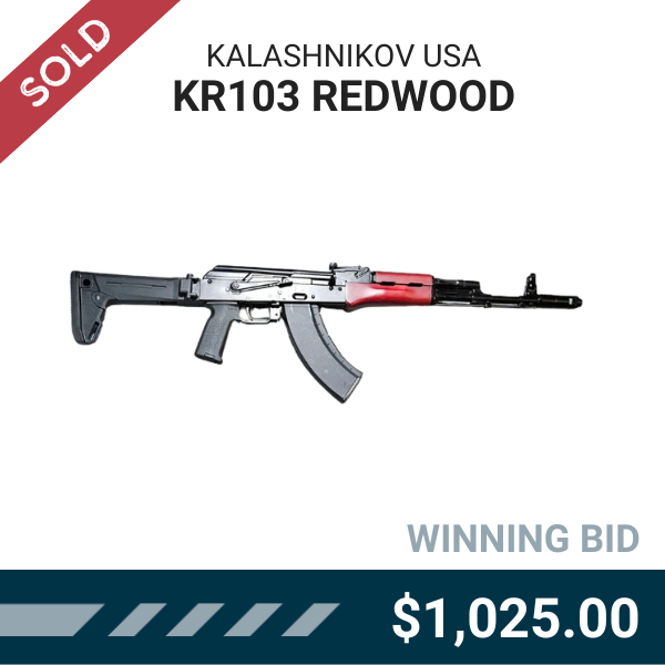 Recently Ended: KALASHNIKOV USA KR103 redwood
