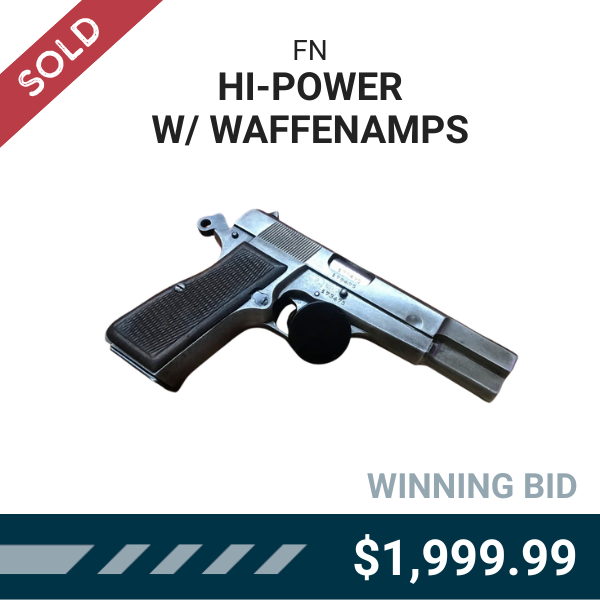 Recently Ended: FN HI-POWER W/ WAFFENAMPS!