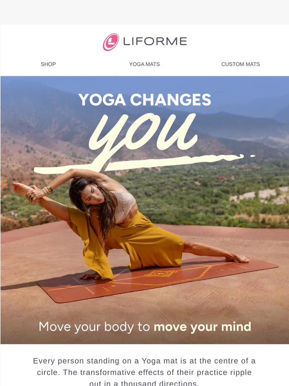 Yoga changes everything... starting with you 🙏