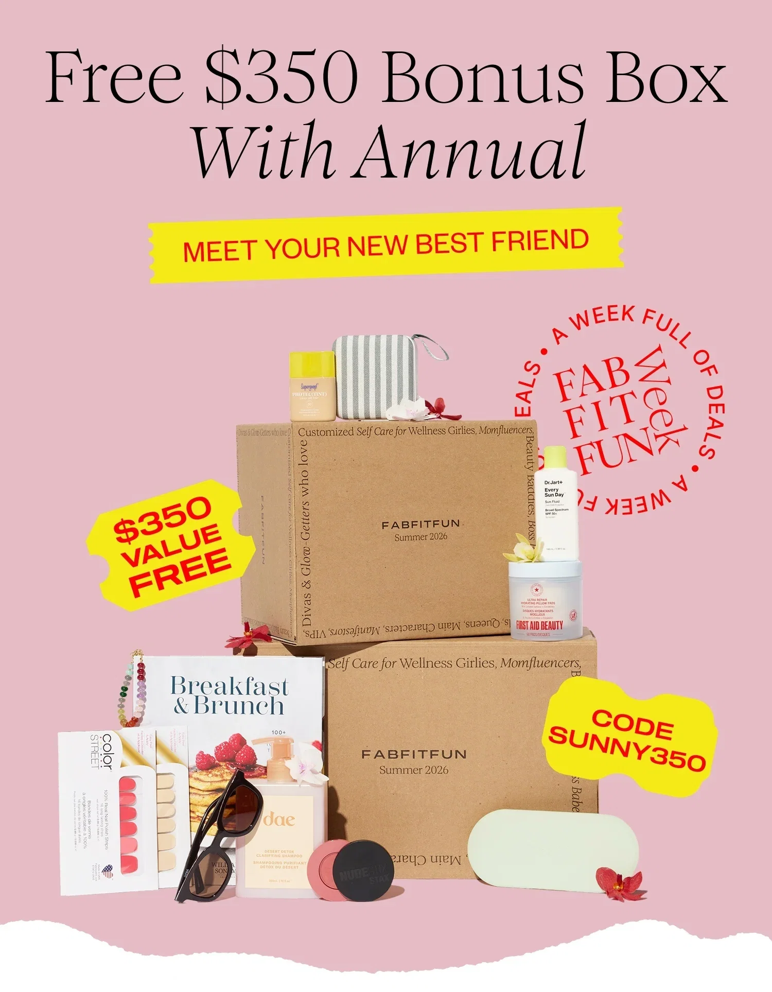 FREE $350 BONUS BOX WITH ANNUAL | MEET YOUR NEW BEST FRIEND