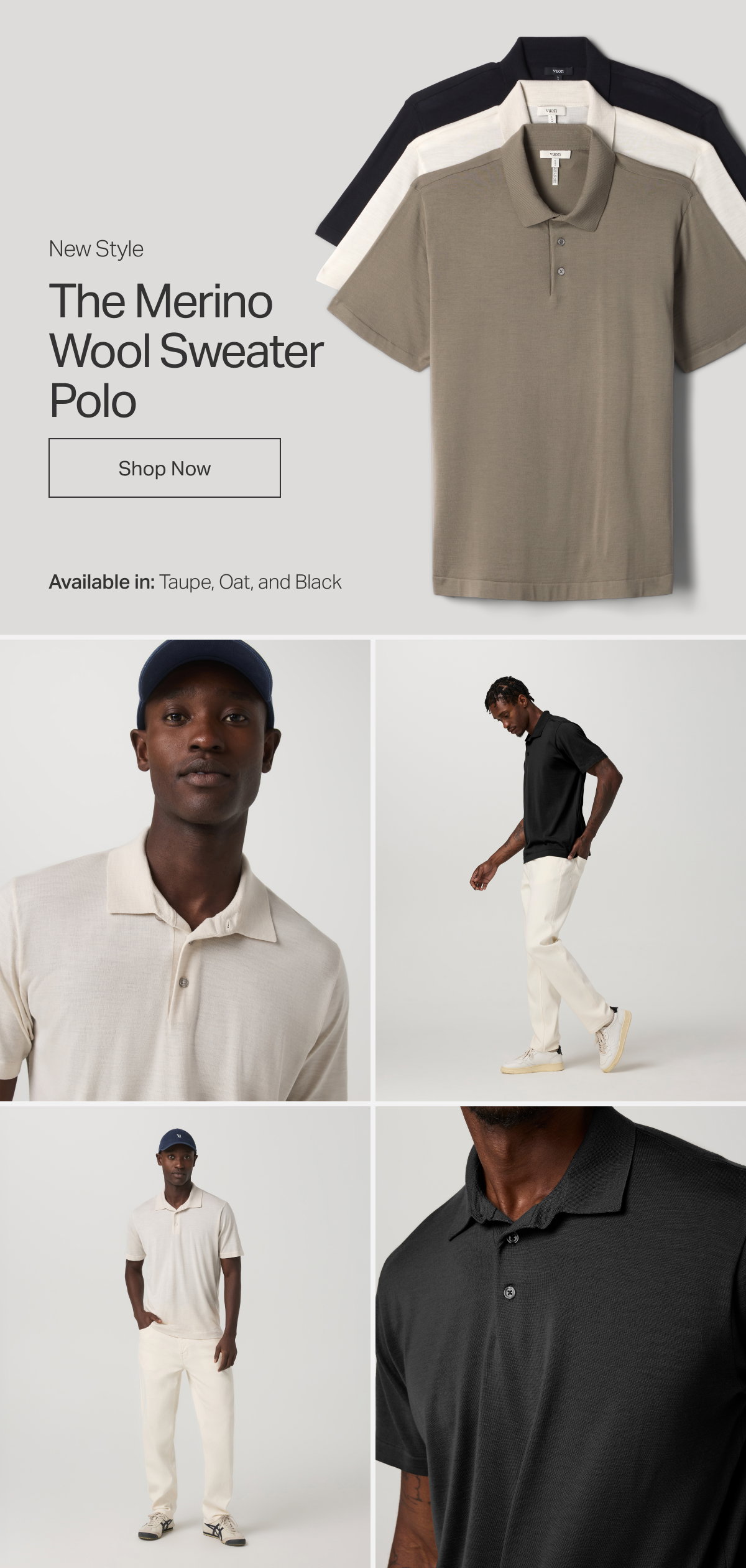 New Style: The Merino Wool Sweater Polo