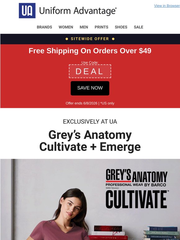 Free Shipping Ends Tomorrow—A Great Time for Grey's Anatomy