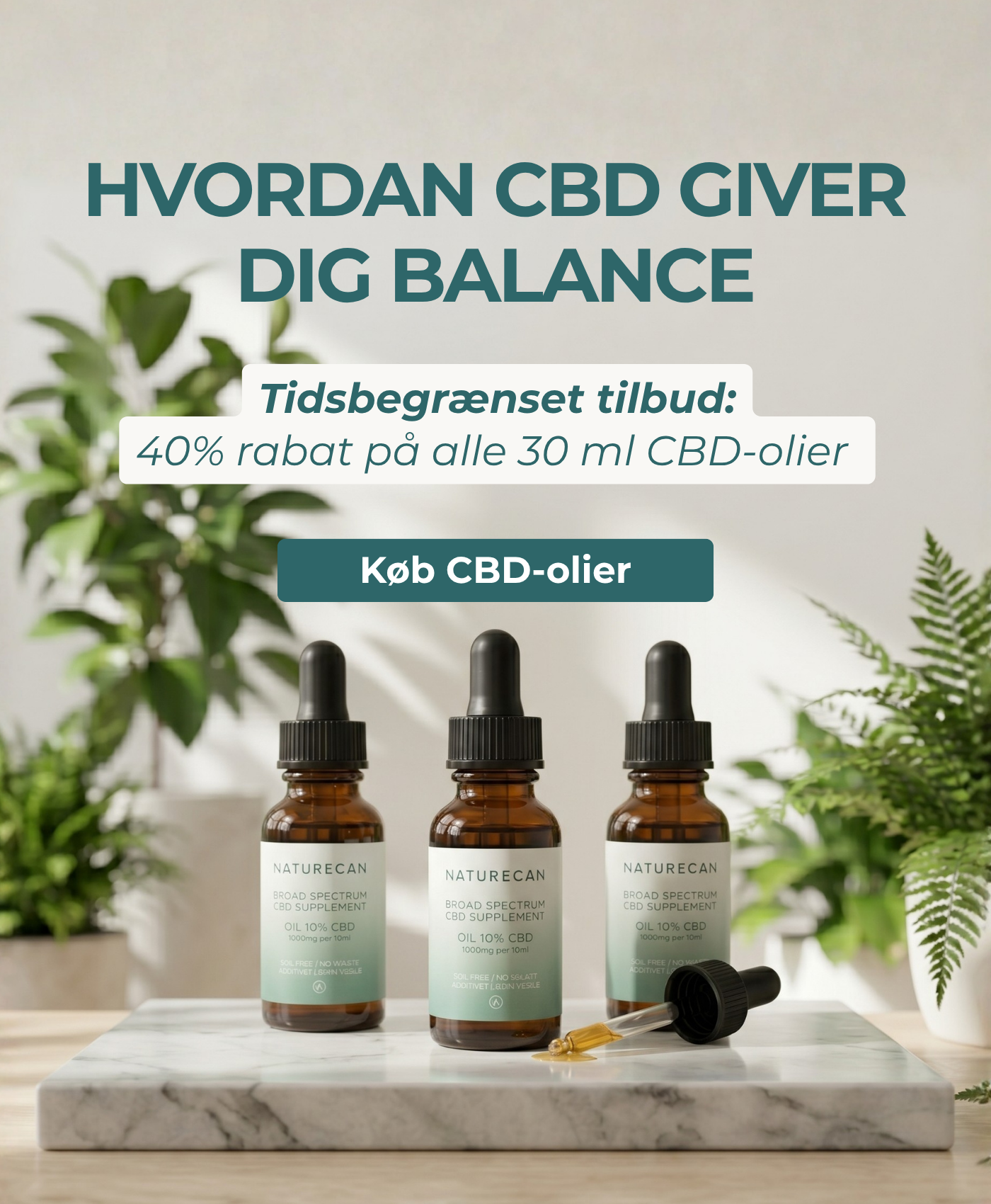 Hvordan CBD giver dig balance